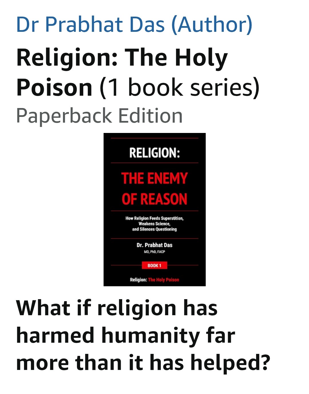 Religion: The Holy Poison book series